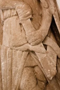 Detail of the de Vere effigy