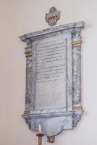 Aston Ingram (d 1711) and Barbara Ingram (d 1737)