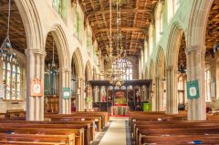 Gresford, All Saints Church, The church interior