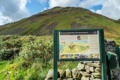 The National Trust for Scotland information panel