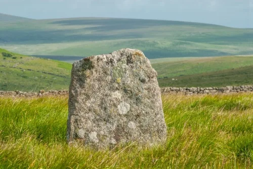 A standing stone, north circle