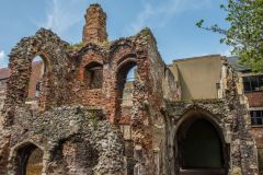 The ruins of Greyfriars