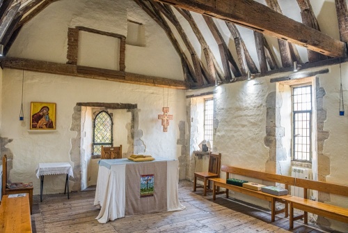 The chapel interior