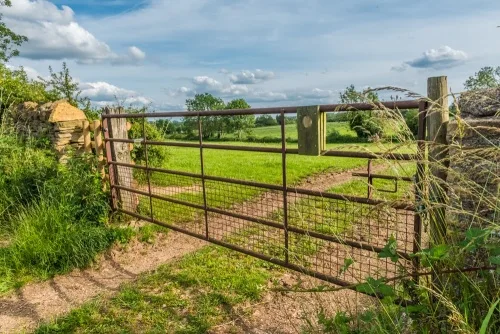 The original Iron Age camp gateway