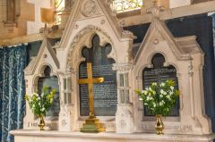 The beautiful Victorian reredos
