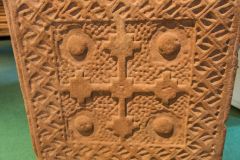 Decorative cross on the Rosemarkie Cross Slab