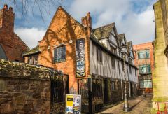 The timber-framed 14th century Guildhall