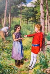 'The woodman's Daughter' by Millais, 1851