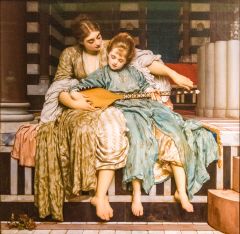 Frederic Leighton, 'The Music Lesson'