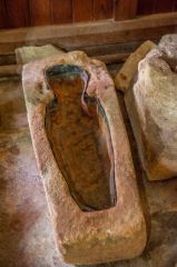 The Saxon child's coffin