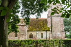 Gunby, St Peter's Church, St Peter's from the Gunby Hall gardens