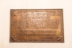 Gunby, St Peter's Church, William Smalley memorial, d. 1914 at Ypres