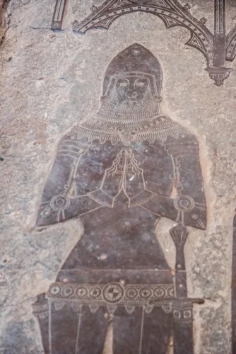 Thomas Massingberd memorial brass, c. 1405