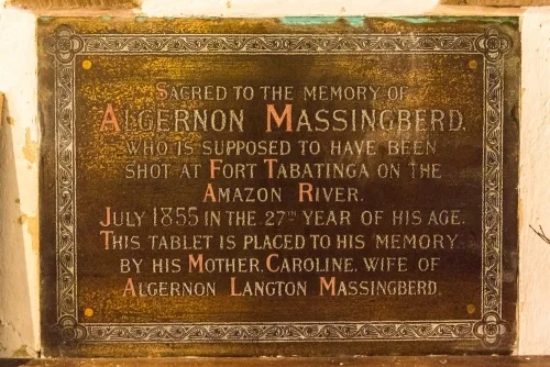 Algernon Massingberd, d 1855 on the Amazon River