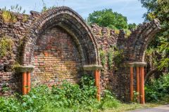 The Gothic walled garden