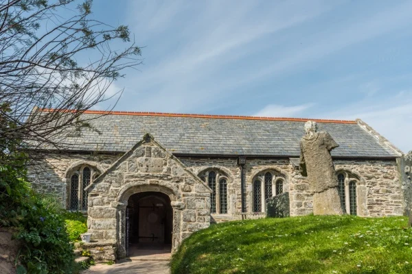 The 16th-century south porch