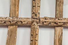 Carved ribs on the south aisle roof