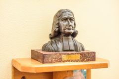John Wesley bust inside the chapel