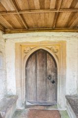The restored south doorway