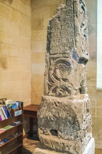 The 8th-century cross