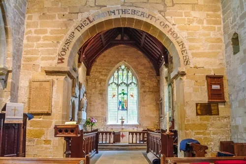 The chancel arch