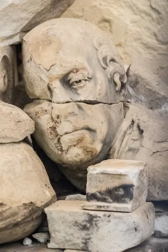 Fragmentary remains of the Mariamne Johnes memorial