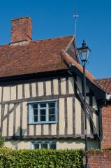 An attractive timber-framed house on London Road
