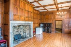 A beautifully panelled ground-floor chamber