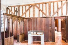 The private chapel (left)