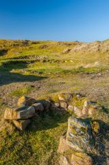 A semi-circular chamber