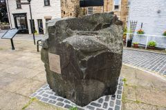 The mining and quarrying memorial in the market place