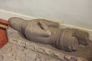 14th century effigy of a Thirlwell knight