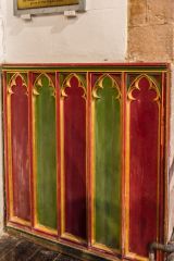 Remnants of the medieval chancel screen