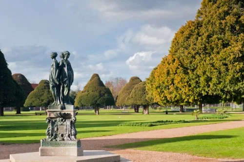 Hampton Court's formal gardens