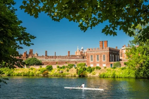 Hampton Court Palace and the River Thames