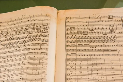 The original score of Zadok the Priest