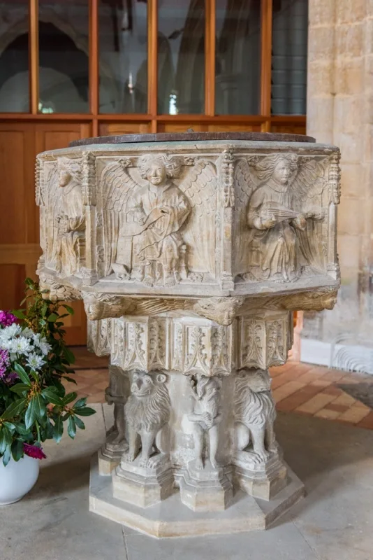 The superb 15th century font