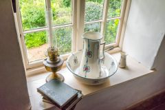 A window overlooking the gardens