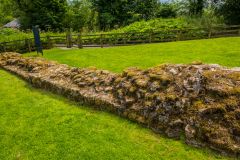 Looking southeast along the wall