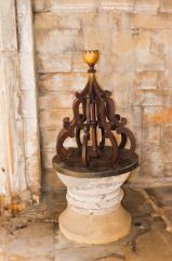 The medieval font and cover