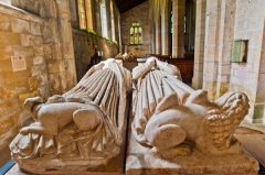 Sir William (d 1419) and Lady Elizabeth Gascoigne (d ?)