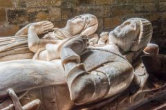 Sir William Gascoigne and his wife Maragert (nee Percy)