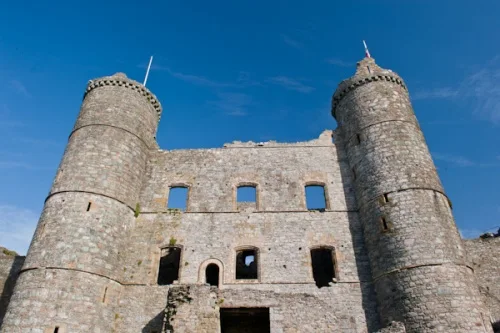 Another view of the castle gatehouse
