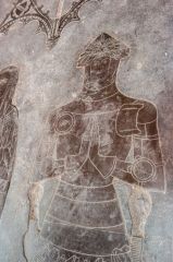 Thomas St Quintin memorial brass, 1440