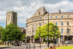 The church from West Park Street