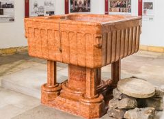 The Verona marble font