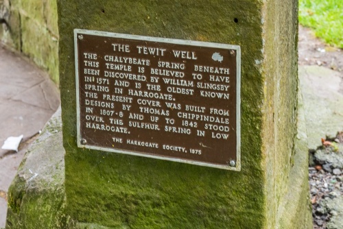 The commemorative plaque
