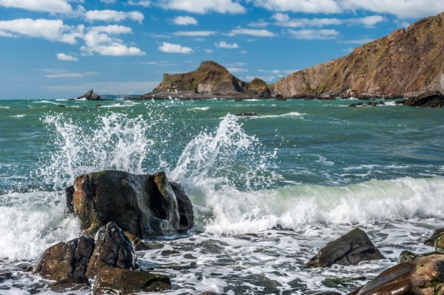 Hartland Quay seascape