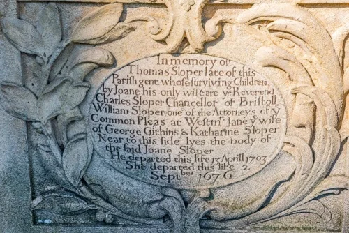 1703 Sloper memorial