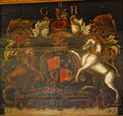 George II royal coat of arms, 1745